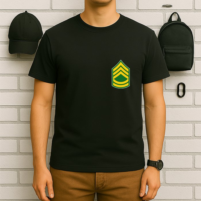 Sergeant First Class Military Badge T-Shirt