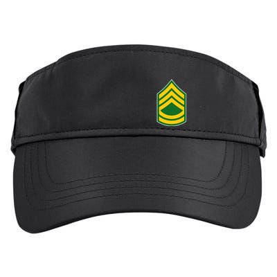 Sergeant First Class Military Badge Adult Drive Performance Visor