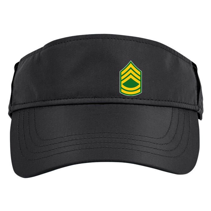 Sergeant First Class Military Badge Adult Drive Performance Visor
