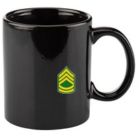 Sergeant First Class Military Badge 11oz C Handle Ceramic Mug
