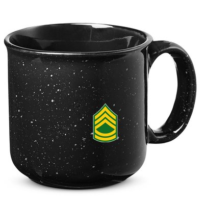 Sergeant First Class Military Badge 15oz Campfire Ceramic Mug