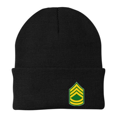 Sergeant First Class Military Badge Beanie