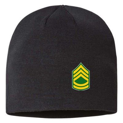 Sergeant First Class Military Badge Sustainable Beanie