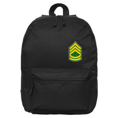 Sergeant First Class Military Badge 16 in Basic Backpack