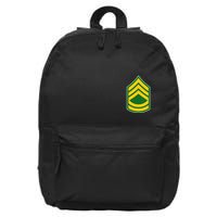Sergeant First Class Military Badge 16 in Basic Backpack