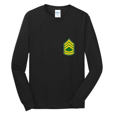 Sergeant First Class Military Badge Tall Long Sleeve T-Shirt