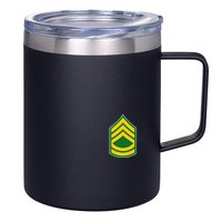 Sergeant First Class Military Badge 12oz Stainless Steel Coffee Mug