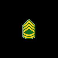 Sergeant First Class Military Badge Mousepad