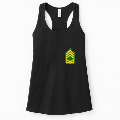 Sergeant First Class Military Badge Womens Tank Top