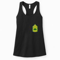 Sergeant First Class Military Badge Womens Tank Top