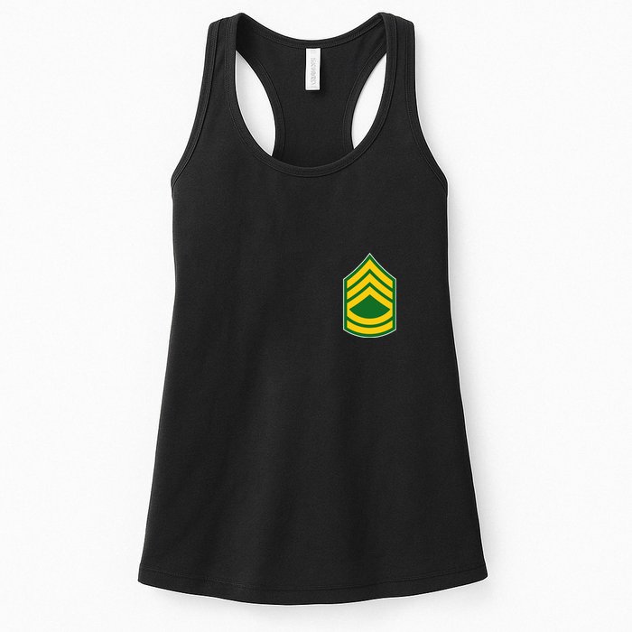 Sergeant First Class Military Badge Womens Tank Top