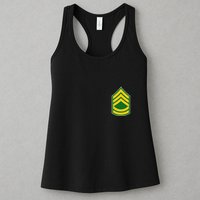 Sergeant First Class Military Badge Womens Tank Top