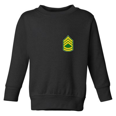 Sergeant First Class Military Badge Toddler Sweatshirt