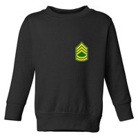Sergeant First Class Military Badge Toddler Sweatshirt