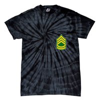 Sergeant First Class Military Badge Tie-Dye T-Shirt