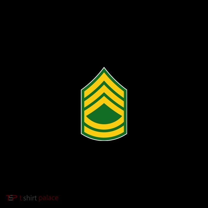 Sergeant First Class Military Badge Tie-Dye T-Shirt