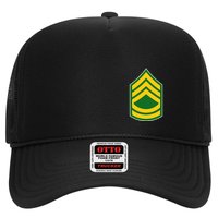 Sergeant First Class Military Badge Trucker Hat