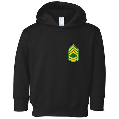 Sergeant First Class Military Badge Toddler Hoodie