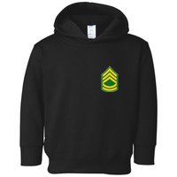 Sergeant First Class Military Badge Toddler Hoodie
