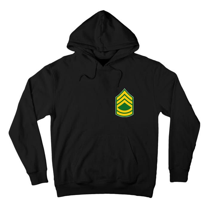 Sergeant First Class Military Badge Tall Hoodie