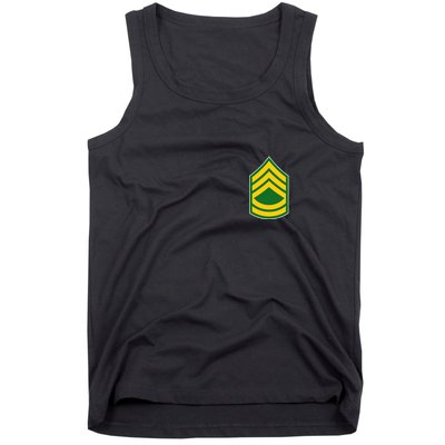 Sergeant First Class Military Badge Tank Top