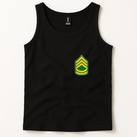 Sergeant First Class Military Badge Tank Top