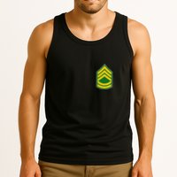 Sergeant First Class Military Badge Tank Top