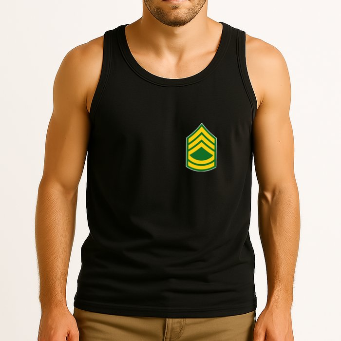 Sergeant First Class Military Badge Tank Top