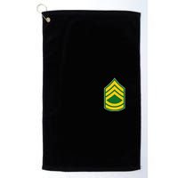Sergeant First Class Military Badge Golf Towel