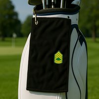 Sergeant First Class Military Badge Golf Towel