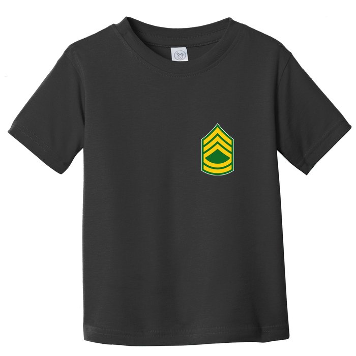 Sergeant First Class Military Badge Toddler T-Shirt