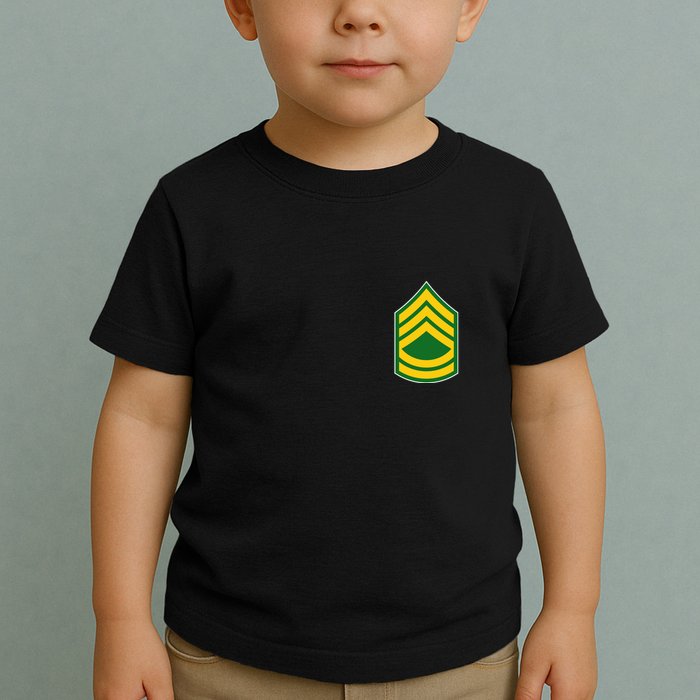 Sergeant First Class Military Badge Toddler T-Shirt