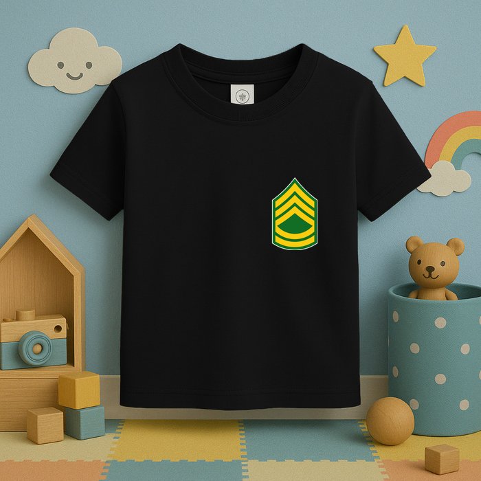 Sergeant First Class Military Badge Toddler T-Shirt