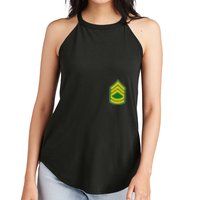 Sergeant First Class Military Badge Women's Perfect Tri Rocker Tank
