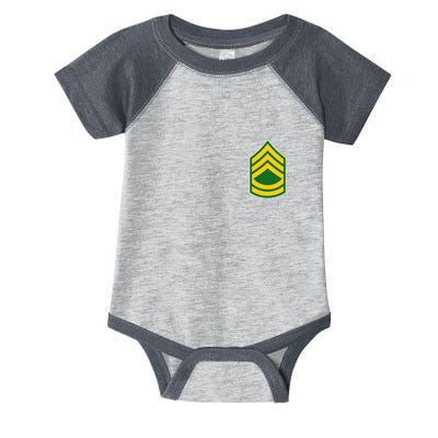 Sergeant First Class Military Badge Infant Baby Jersey Bodysuit