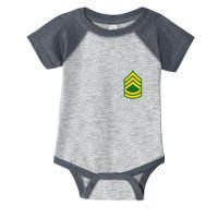 Sergeant First Class Military Badge Infant Baby Jersey Bodysuit