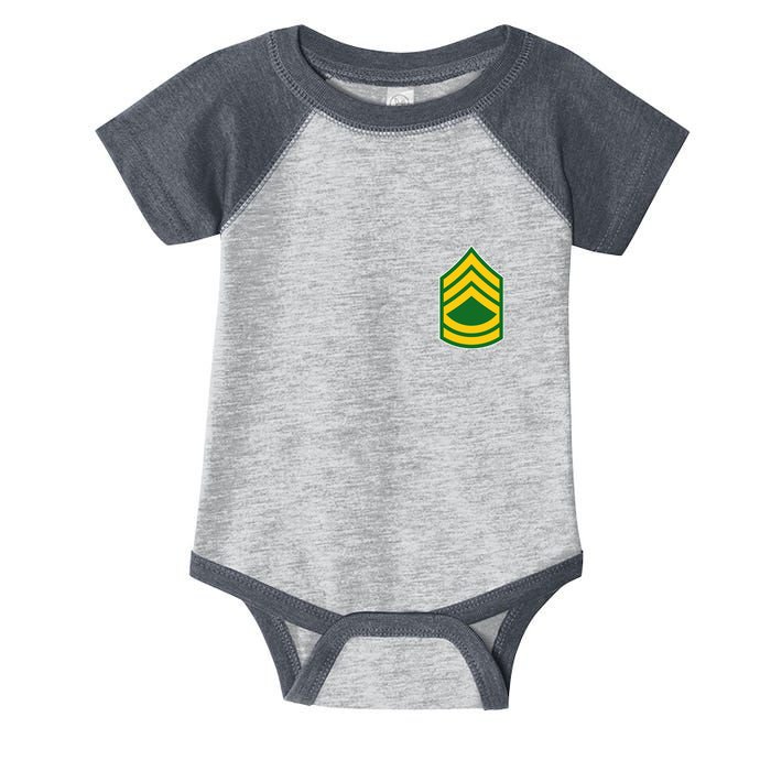 Sergeant First Class Military Badge Infant Baby Jersey Bodysuit