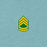 Sergeant First Class Military Badge Sueded Cloud Jersey T-Shirt