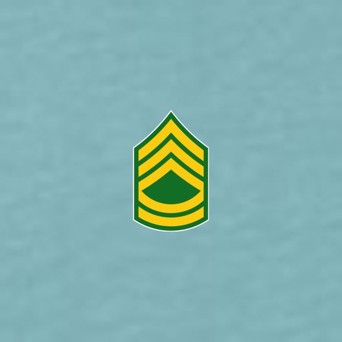 Sergeant First Class Military Badge Sueded Cloud Jersey T-Shirt