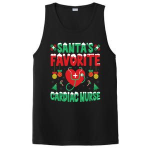 SantaS Favorite Cardiac Nurse Xmas Nursing Christmas Gift PosiCharge Competitor Tank