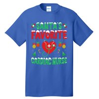 SantaS Favorite Cardiac Nurse Xmas Nursing Christmas Gift Tall T-Shirt