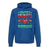 SantaS Favorite Cardiac Nurse Xmas Nursing Christmas Gift Premium Hoodie