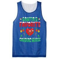 SantaS Favorite Cardiac Nurse Xmas Nursing Christmas Gift Mesh Reversible Basketball Jersey Tank