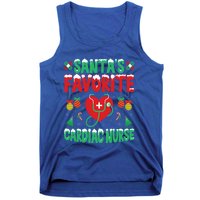 SantaS Favorite Cardiac Nurse Xmas Nursing Christmas Gift Tank Top