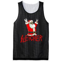 Sleigher Funny Christmas Heavy Metal Music Gifts Mesh Reversible Basketball Jersey Tank