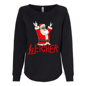 Sleigher Funny Christmas Heavy Metal Music Gifts Womens California Wash Sweatshirt