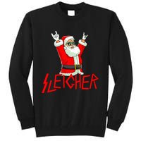 Sleigher Funny Christmas Heavy Metal Music Gifts Tall Sweatshirt