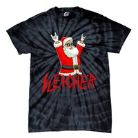 Sleigher Funny Christmas Heavy Metal Music Gifts Tie-Dye T-Shirt