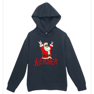 Sleigher Funny Christmas Heavy Metal Music Gifts Urban Pullover Hoodie