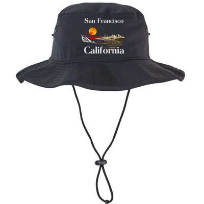 San Francisco California Cityscape Bucket Hat